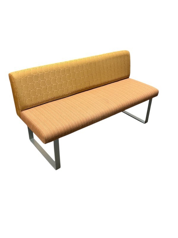 lot 10 image: ERB International Bench Seating Gold
