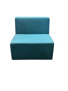 lot 61 image: Steelcase Turnstone Blue Seat 28x32x33