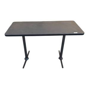 lot 74 image: Black Table 48x24x29