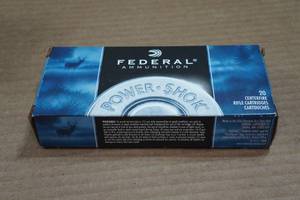 lot 153 image: 20 Federal Power-Shok .22-250 Rem 55 Gr SP Ammo