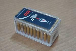 lot 157 image: 50 CCI .22 WMR 30 Gr V-Max Ammo