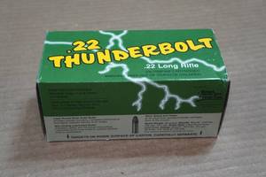 lot 166 image: 500 Remington .22 Thunderbolt .22 LR 40 Gr LRN Ammo