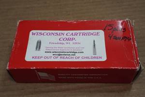 lot 168D image: 15 .38-55 Win 220 Gr FN Ammo - Plus 4 Empty Casings