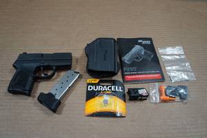 lot 1G image: Sig Sauer P290RS 9mm Semi-Auto Pistol - 2 Magazines - Laser Sight