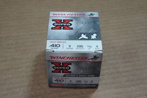 lot 179 image: 25 Winchester Super-X .410 Bore 3 4 Shot Shotshells