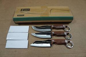 lot 48 image: 3-Piece Carbon Steel Knife Set