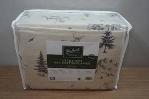 lot 113 image: Woolrich Ultra Soft Flannel Sheet Set - Full