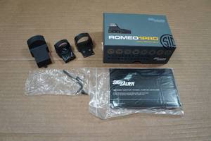 lot 1Z image: Sig Sauer Romeo 1 Pro Miniature Reflex Handgun 3 MOA Red Dot Sight