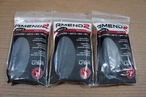 lot 110D image: 3 Amend 2 Mod 2 20 Round AR Magazines - 5.56.223