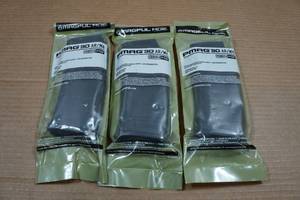 lot 111A image: 3 Magpul Pmag 30 30 Round AR Magazines - 5.56.223