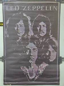 lot 20 image: Awesome Original Vintage 1969 LED ZEPPELIN Band Poster - The Visual Thing Inc.