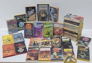 lot 54 image: Great Estate Lot of Vintage Softcover Books including James Bond