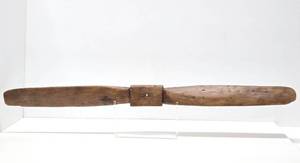 lot 74 image: Old Vintage Folk Art Wooden Airplane Propellor - 48