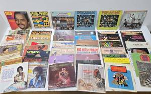 lot 95 image: Estate Lot of Vintage Vinyl Records #5 Approx 45 Latin Jazz  Lounge Records
