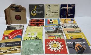lot 98 image: Estate Lot of Vintage Vinyl Records #8 - Approx 30 Vintage Jazz Records