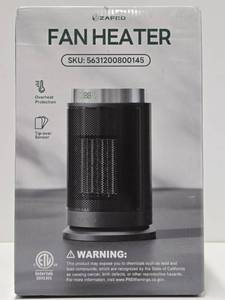 lot 133 image: Brand New ZAFRO Fan Heater #2