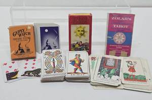 lot 128 image: Group of Vintage Fortune Telling etc Novelty Card Decks