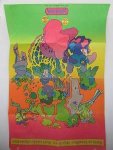 lot 215 image: Original Vintage 1960s or 70s PETER MAX Anti-Smoking Poster