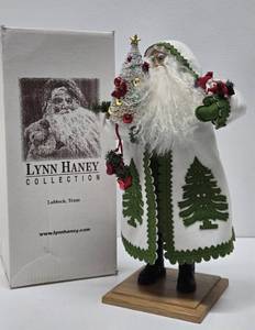 lot 244 image: Large Signed Mint in Box Lynn Haney Collection Santa Claus Statue&nbsp