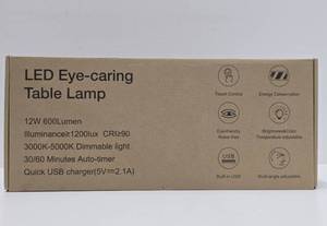 lot 258 image: Brand New LED Eye-Caring Table Lamp