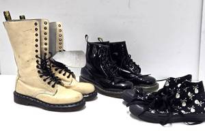 lot 317 image: Group of Ladies Shoes - Dr. Martens &amp Converse - Size 5 &amp 6