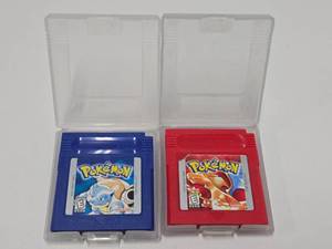 lot 328 image: POKEMON Blue &amp Red for Nintendo Gameboy