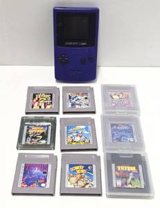 lot 332 image: Nintendo Gameboy Color wGames