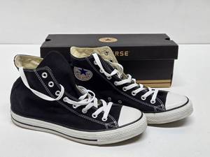 lot 337 image: Like-New CONVERSE Mens Size 10 High Top Shoes - Black