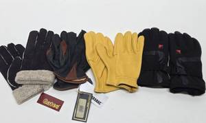 lot 338 image: Group of Brand New etc Mens Winter Gloves