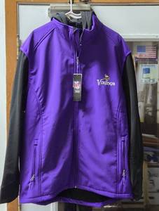 lot 340 image: Brand New wTags MN VIKINGS Hooded Jacket - Size XL