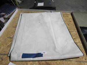 lot 102 image: NEW Vinyl Tarp - 10 x 13  Black  White Vinyl tarp - 13 oz. Midweight Duty