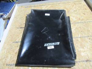 lot 103 image: NEW Vinyl Tarp Remnant - 5 x 15  Black  Black Vinyl tarp - 20 oz. Heavyweight Duty