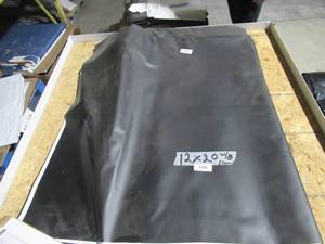 lot 104 image: NEW Vinyl Tarp - 12 x 20  Black  White Vinyl tarp - 13 oz. Midweight Duty