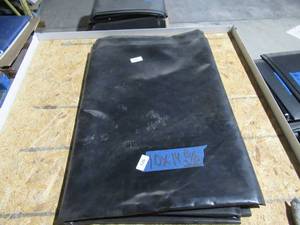 lot 126 image: NEW Vinyl Tarp - 10 x 14  Black  Black Vinyl tarp - 20 oz. Heavyweight Duty