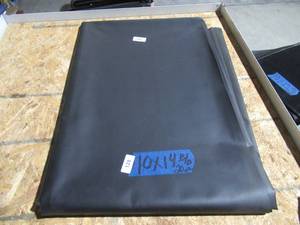 lot 128 image: NEW Vinyl Tarp - 10 x 14  Black  Black Vinyl tarp - 20 oz. Heavyweight Duty