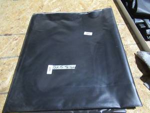 lot 137 image: NEW Vinyl Tarp - 12 x 15  Black  White Vinyl tarp - 7 oz. Lightweight Duty