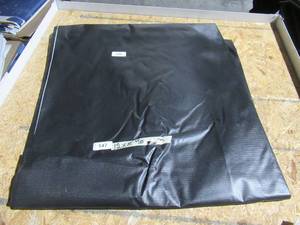 lot 147 image: NEW Vinyl Tarp - 12 x 18  Black  White Vinyl tarp - 9 oz. Lightweight Duty