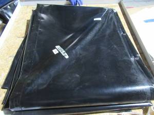lot 154 image: NEW Vinyl Tarp - 12 x 42  Black  Black Vinyl tarp - 20 oz. Heavyweight Duty