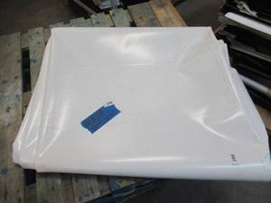 lot 200 image: NEW Vinyl Tarp Remnant - 10 x 18  White  White Vinyl tarp - 20 oz. Heavyweight Duty