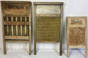 lot 40 image: Collection of Washboards - National Washboard Co, Wardway and Monarch