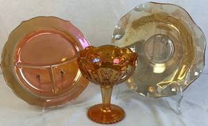 lot 45 image: Marigold Carnival Glass Collection