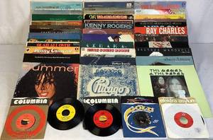 lot 121 image: Collection of Albums from the 1960s-1980s plus  8 45 Vinyl Singles