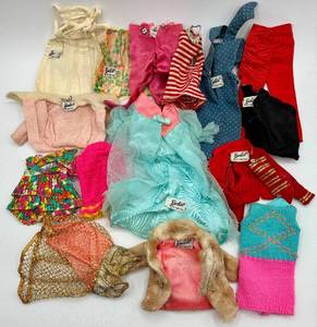 lot 75 image: Assortment of Original Barbie Clothing