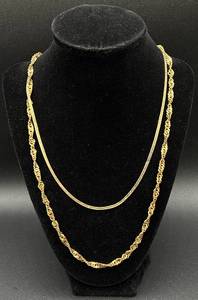 lot 170 image: Two Sterling Silver .925 Necklaces