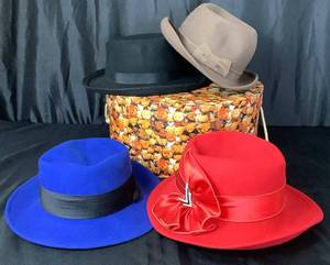 lot 143 image: Four Womens Wool Hats