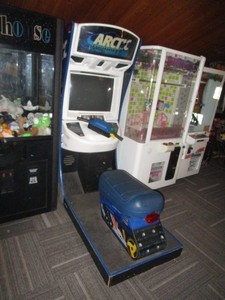 lot 70 image: Arctic Thunder Snowmobile Arcade Game 77x30x77