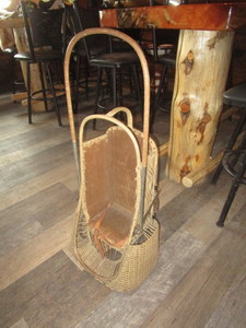 lot 84 image: Wicker Baby CartStroller