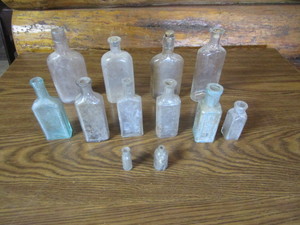 lot 182 image: Glass Bottles