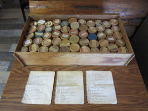lot 211 image: Edison Phonograph Wax Music Rolls