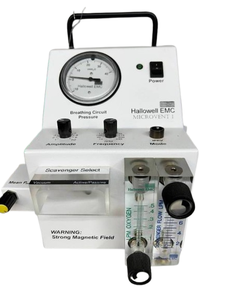 lot 10 image: MSRP $4500 Hallowell EMC MicroVent 1 Dual Mode Veterinary Ventilator for Small Animal Anesthesia, Time-Cycled &amp Pressure-Limited Ventilation, MRI Compatible, Used in Veterinary Clinics, Surgery Centers &amp Animal Hospitals  Works Great